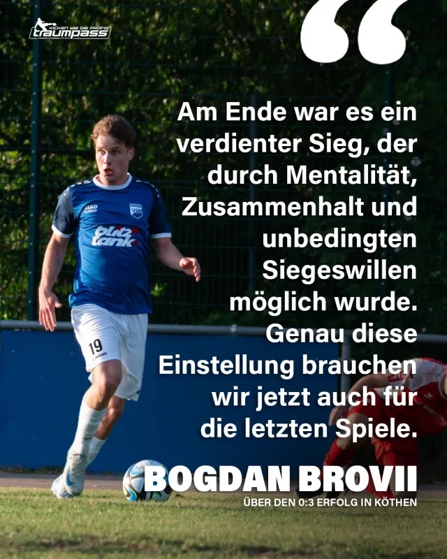 MAN OF THE MATCH - powered by Traumpass Merseburg 💭